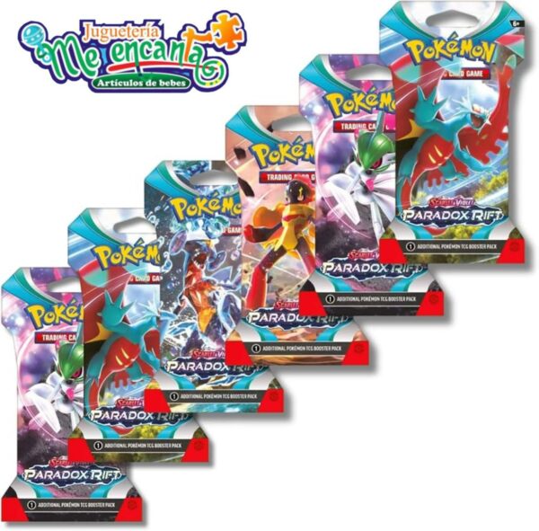 Paquete de refuerzo con funda de Fuerzas Temporales Pokemon
