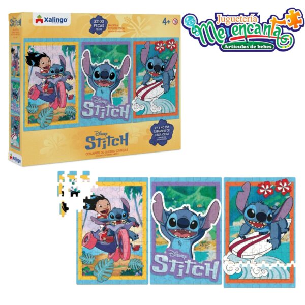 Rompecabezas de 300 piezas de Disney Stitch
