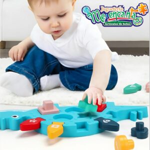 Dinosaurio Encajable Juguete Educativo 11 Piezas para Bebés