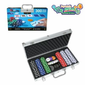 Juego De 500 Fichas De Poker 2 Deck Y Dados Profesional Picool fichas de colores