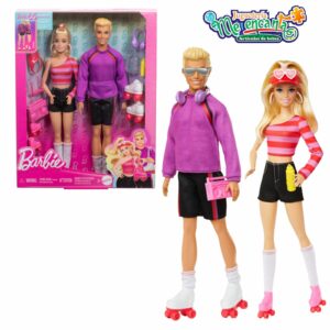 Muñecos Barbie y Ken en Patines Fashionistas