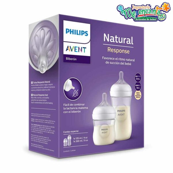 Set de Biberones Philips AVENT Natural