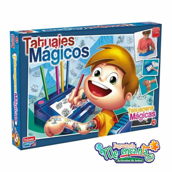Juego Tatuajes Mágicos Azul