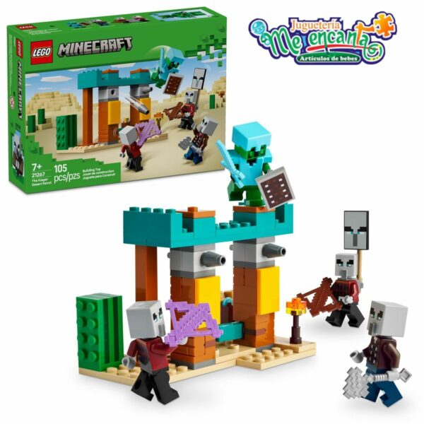 Lego Minecraft La Patrulla Del Desierto De Los Illanos