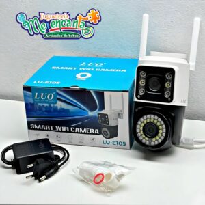 Cámara De Vigilancia Domo Luo - Doble Camara Blanco