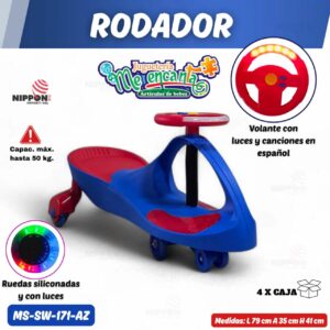 Rodador hasta 50kg.