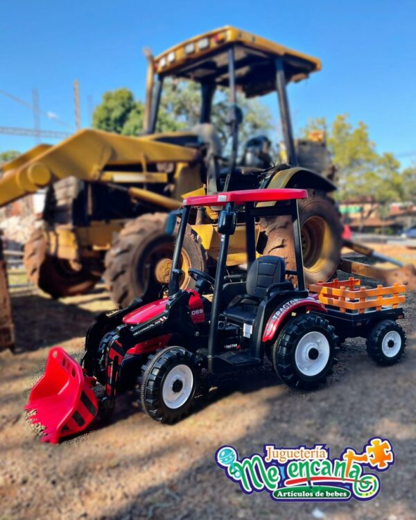 Tractor con Pala Movible de 24V