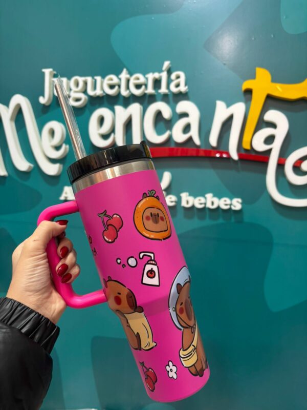 Vasos Termicos con Diseño de Capibara - Imagen 2