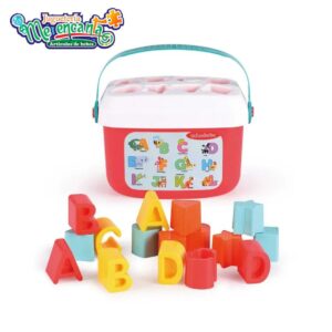 Bloques infantiles apilables y entrelazables
