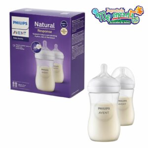 Pack 2 mamaderas Avent Natural Response 330ml