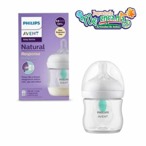 Biberón Philips AVENT Natural Response con válvula AirFree de 125 ml, 0 meses+