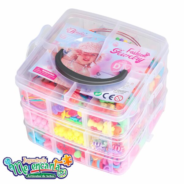 Kit Para Armar Bijouterie Valija 3 Pisos - Imagen 2