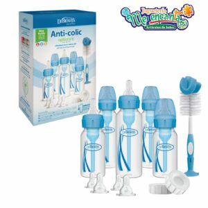 Set Biberones Dr Browns Options Estándar Con Escobillón Azul