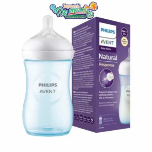 Biberón Philips Avent Natural 3.0 azul 260 ml