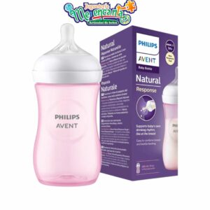 Biberón Philips Avent Natural 3.0 rosa 260 ml