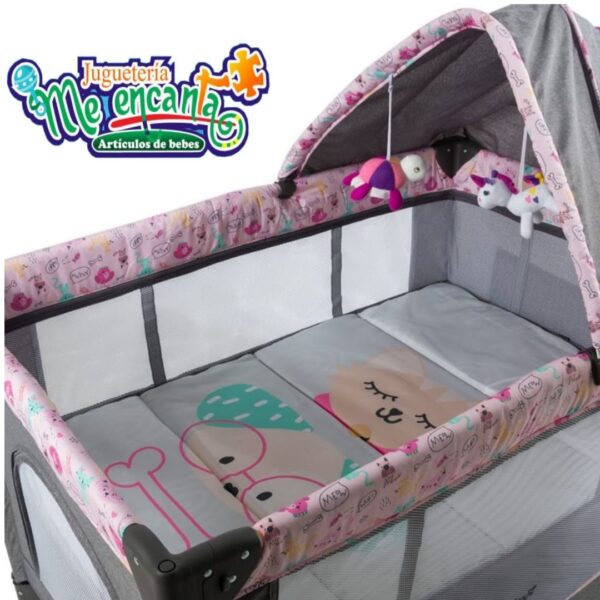 Cuna Corral Mecedora Ebaby Dacora - Imagen 3