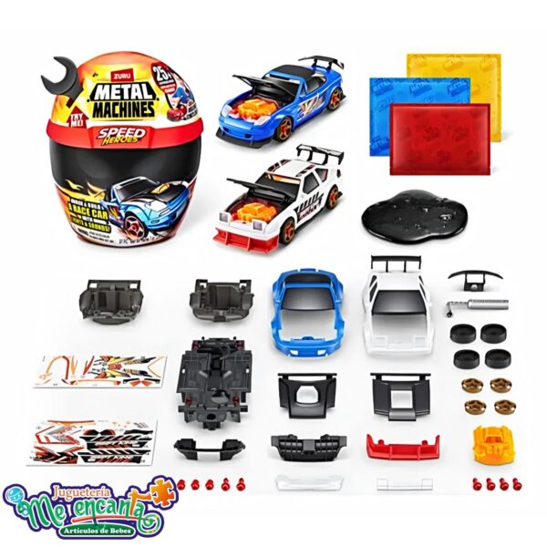 Metal Machines Casco Speed Heroes Con 25 Partes - Imagen 2