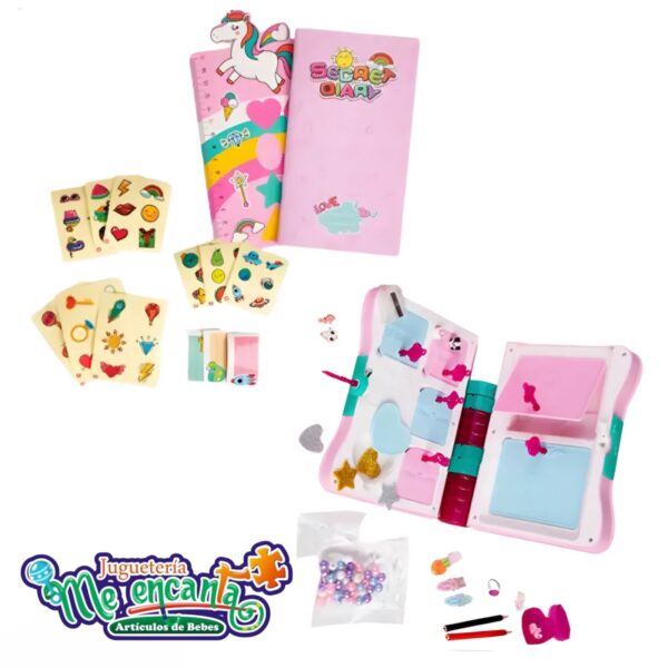 Diario Mágico Con Accesorios Y Stickers - Imagen 3