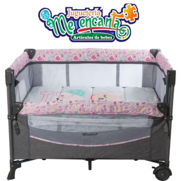 Cuna Corral Mecedora Ebaby Dacora - Imagen 2