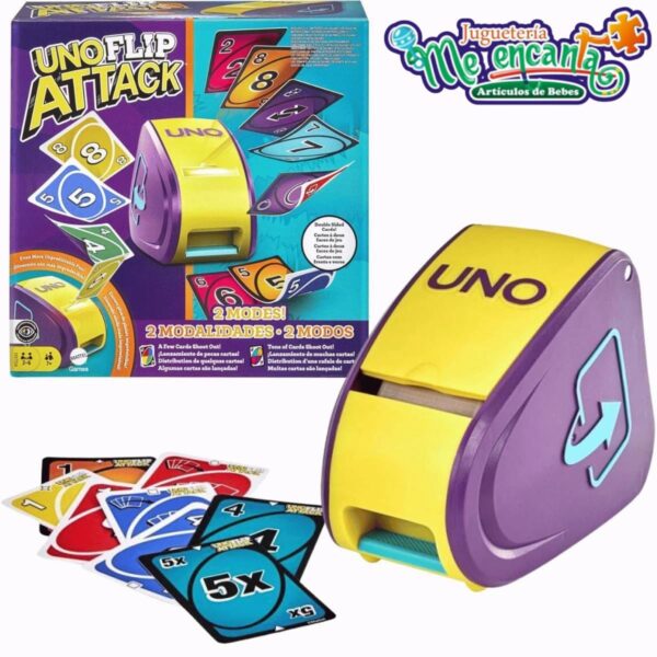 Juego De Cartas Uno Flip Attack