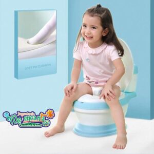 Entrenador Pelela Niños Inodoro C/ Tapa Cisterna Acolchonado