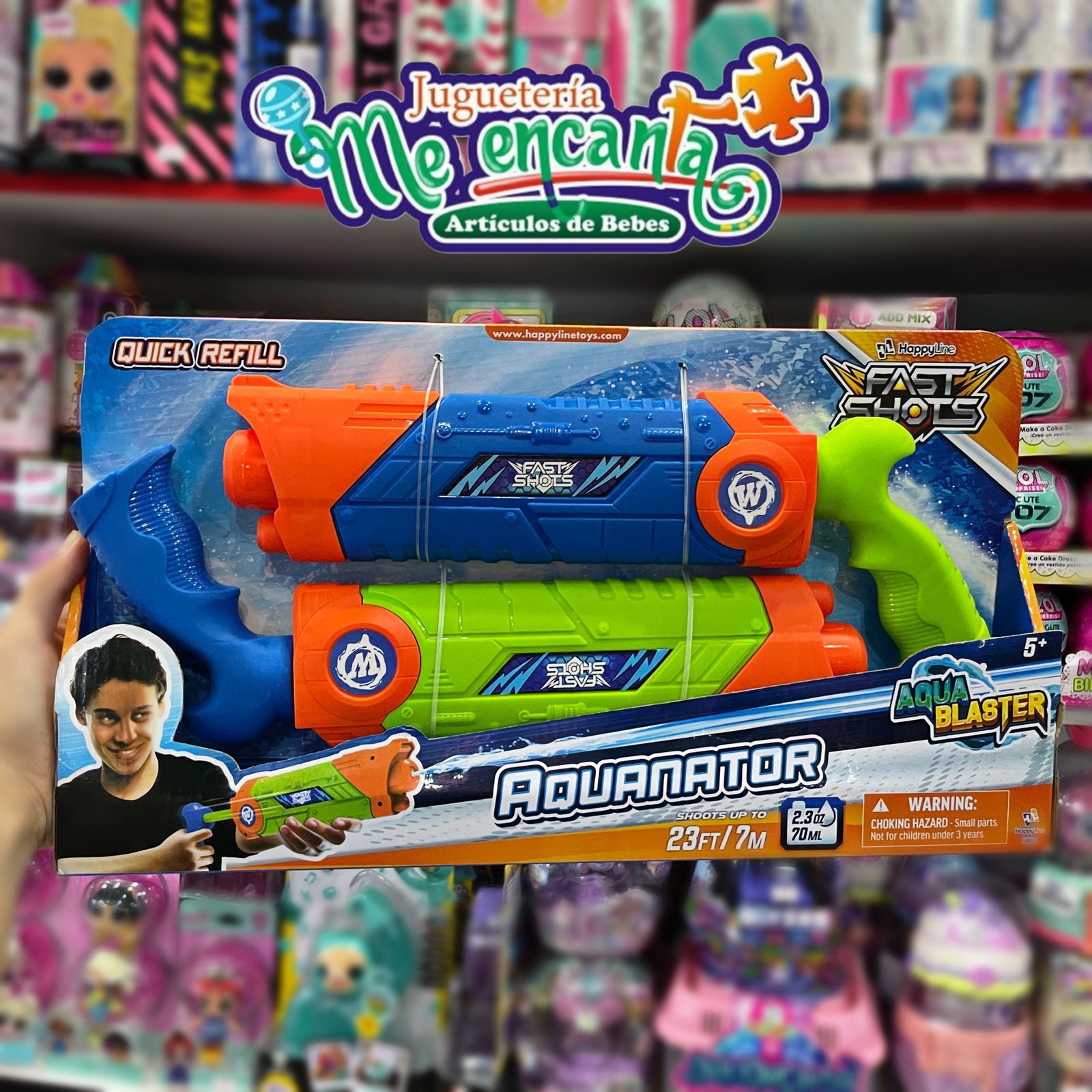 LANZADOR DE AGUA FAST SHOTS