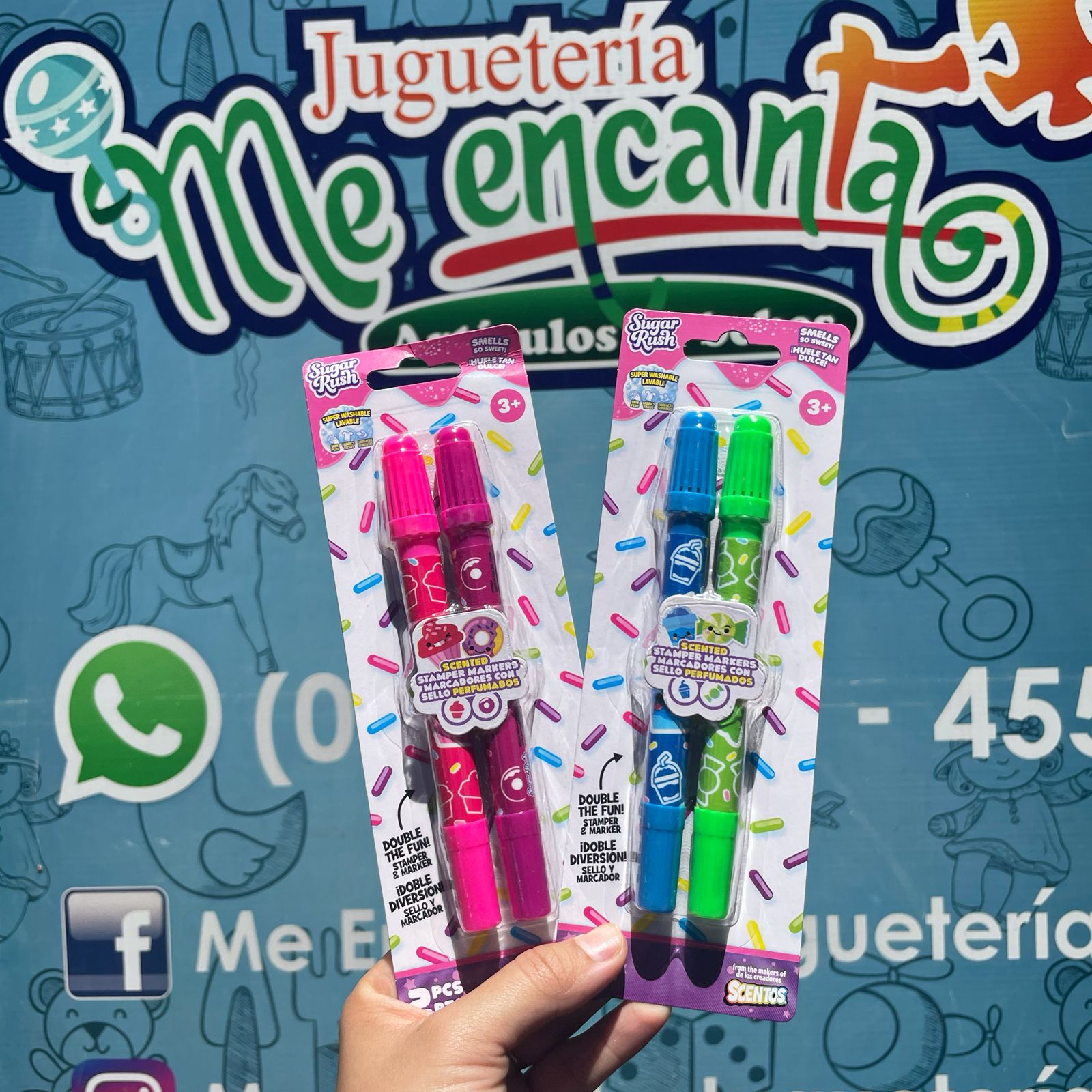 SUGAR RUSH MARCADORES CON SELLOS PERFUMADOS
