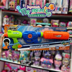 PISTOLA DE AGUA DE JUGUETE BOTTLE BLAST HAPPY
