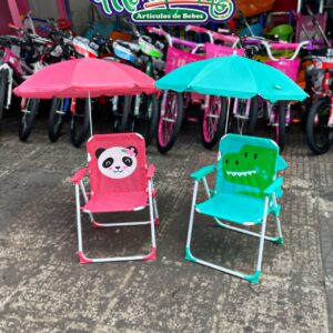 SILLA PLAYERA CON SOMBRILLA