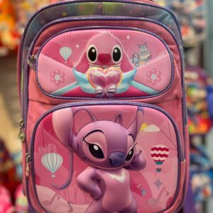 MOCHILA DE ESPALDA DE STITCH Y ANGEL