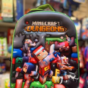 MOCHILA DE ESPALDA DE MINECRAFT 3D