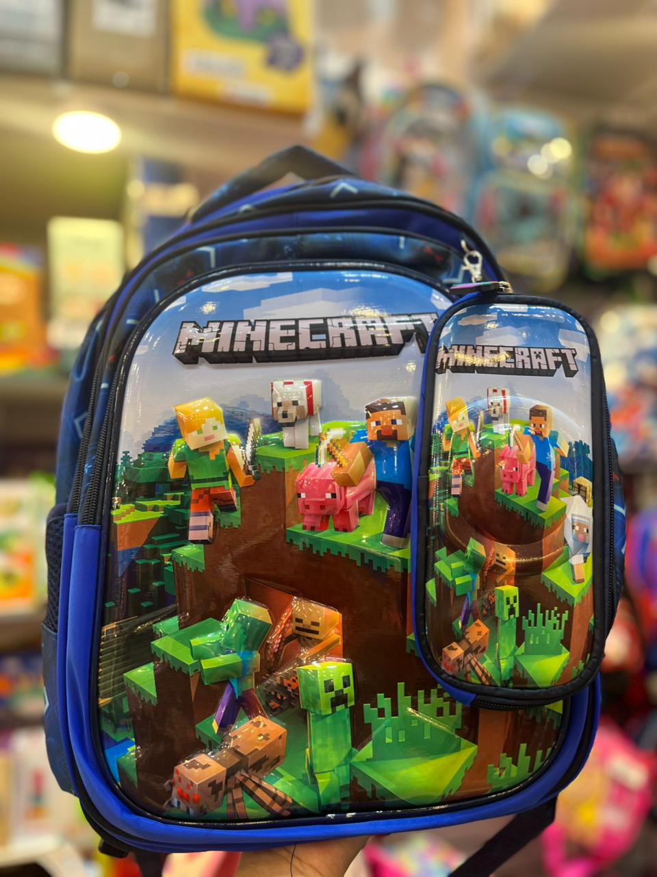 MOCHILA DE ESPALDA DE MINECRAFT
