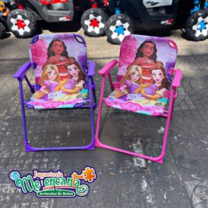 SILLAS PLEGABLES INFANTILES CON DISEÑO DE DISNEY PRINCESS