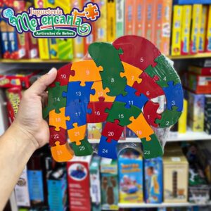 ROMPECABEZAS DE MADERA DISEÑO DE ELEFANTE