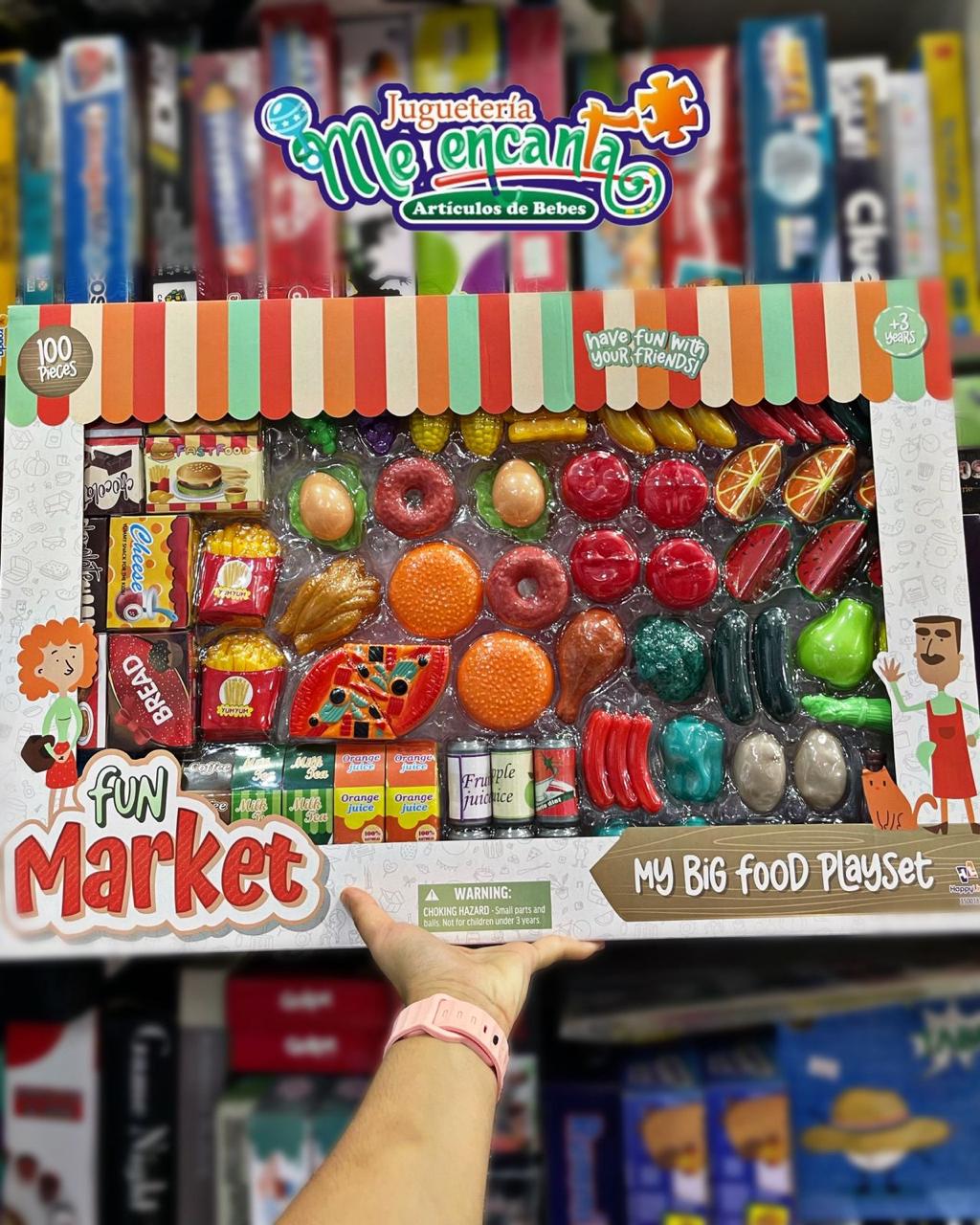 SET DE COMIDA DE JUGUETE