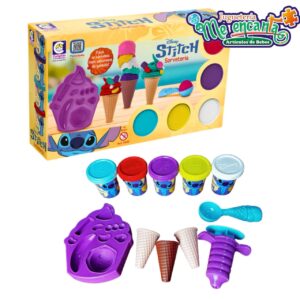 KIT DE MASAS PARA MOLDEAR HELADERIA STITCH