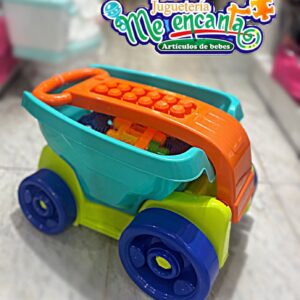 CARRITO DE ARRASTRE CON JUEGOS DE BLOQUES