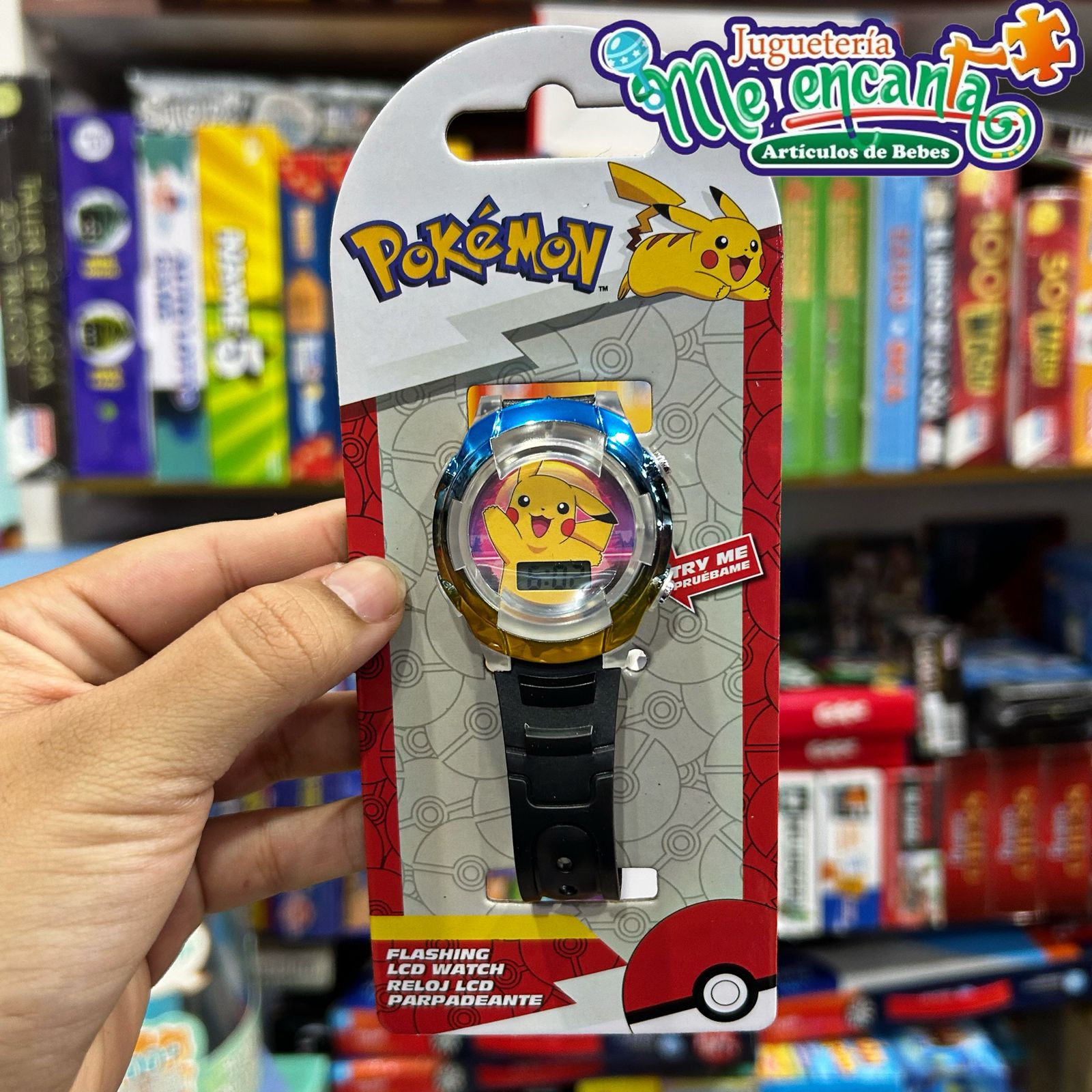RELOJ DIGITAL DISEÑO POKEMON