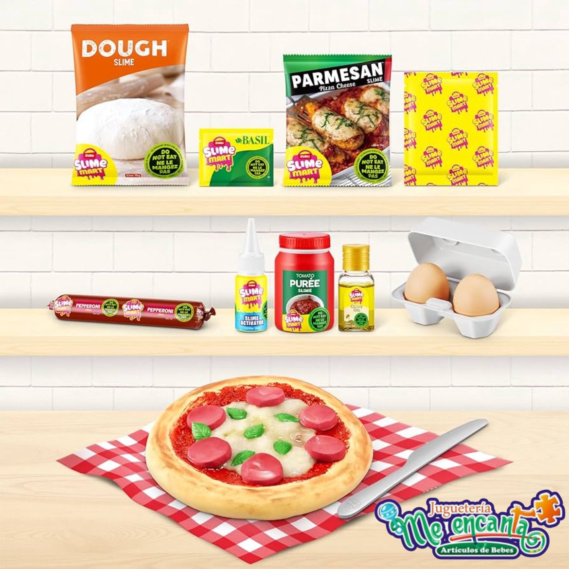 SLIME MART PIZZA SHOPPING BASKET - Imagen 3