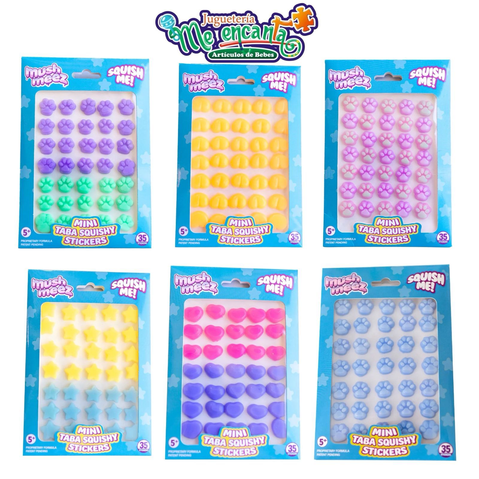 MUSHMEEZ MINI TABA SQUISHY STICKERS