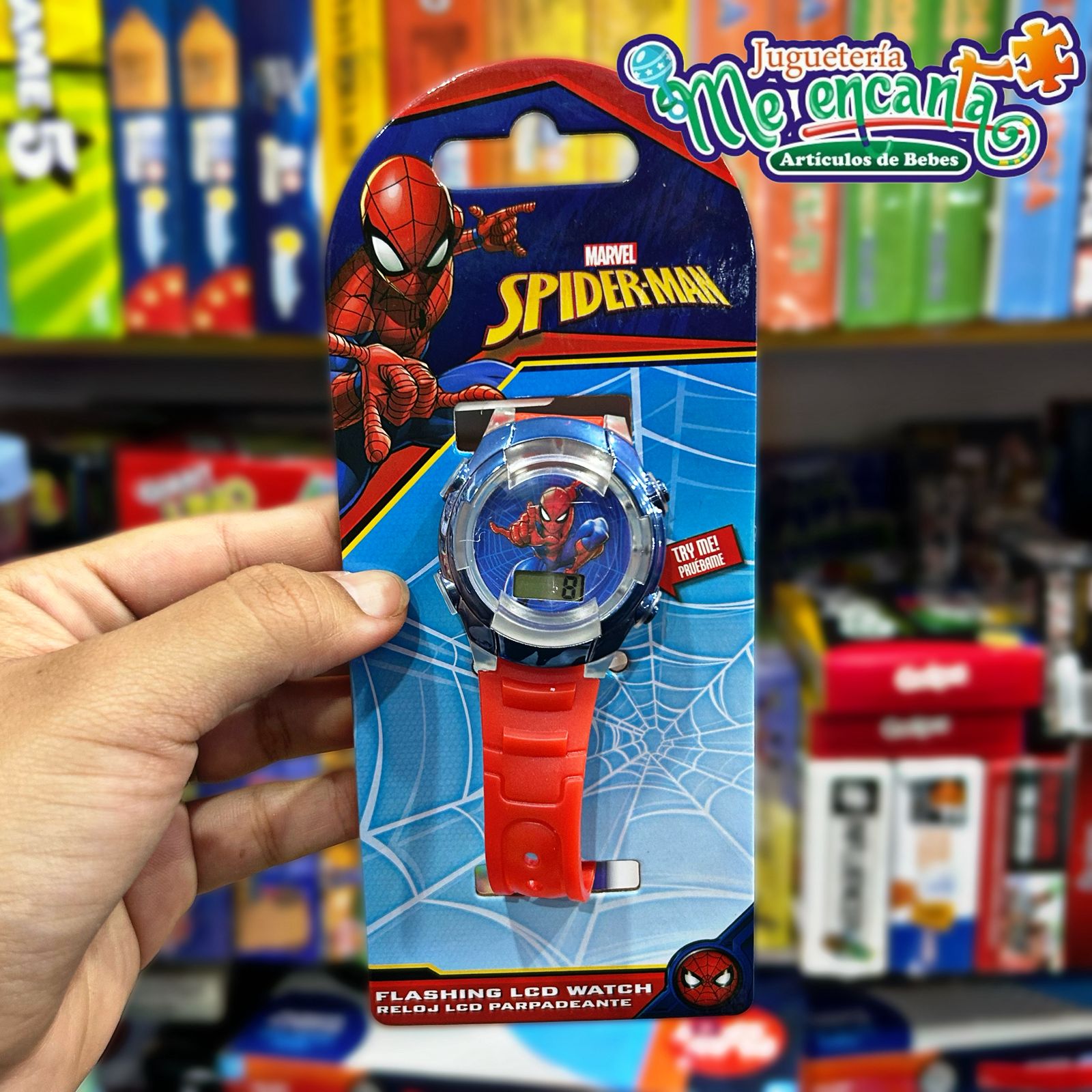 RELOJ INFANTIL DISEÑO SPIDER-MAN