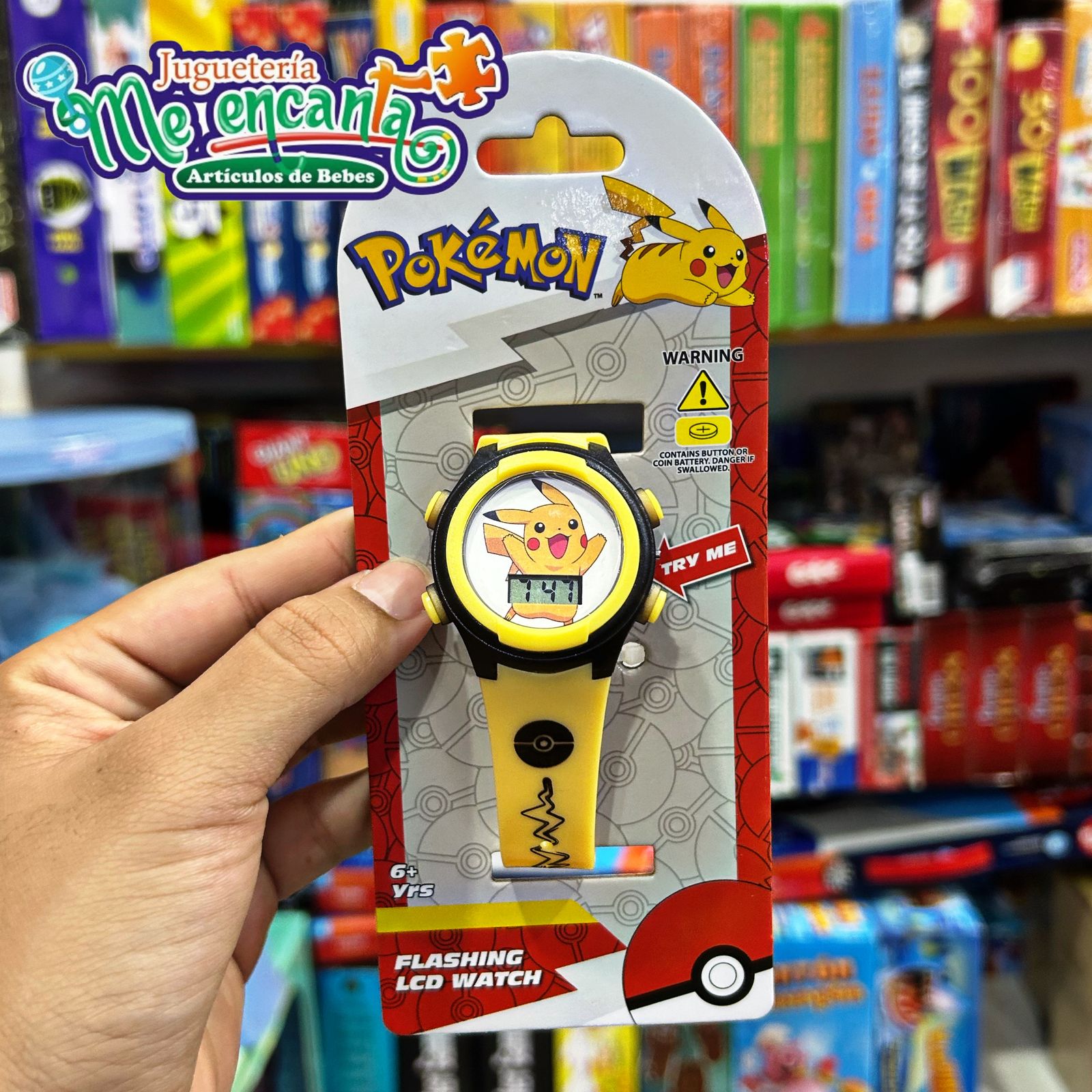 RELOJ DIGITAL DISEÑO POKEMON
