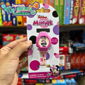 RELOJ INFANTIL DISEÑO DE MINNIE