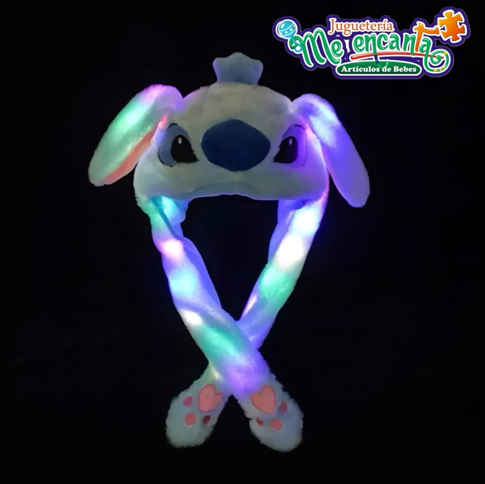 GORRA CON LUCES Y LEVANTA LA OREJA DISEÑO SURTIDO - Imagen 3